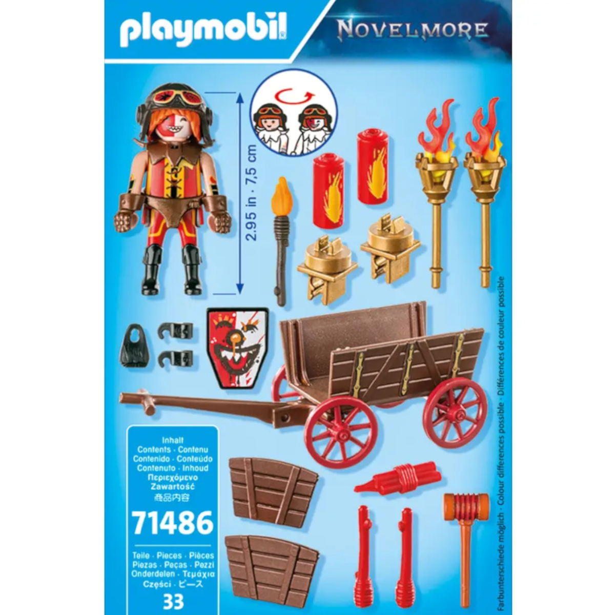 Playmobil 71486 - Novelmore - Kahbooms Rennwagen Ritter