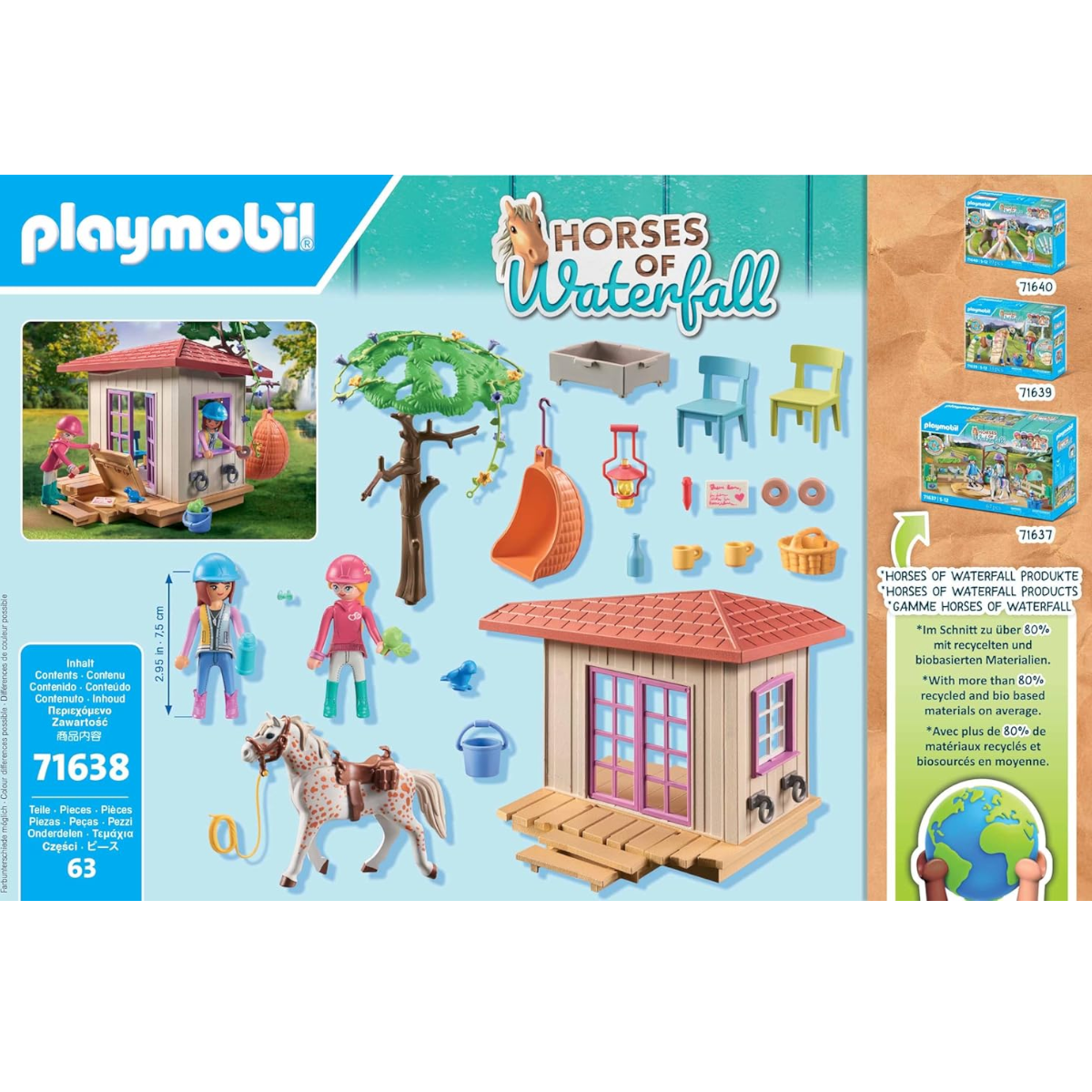 Playmobil 71638 - Horses of Waterfall - Geheimes Clubhaus für Pferdefans