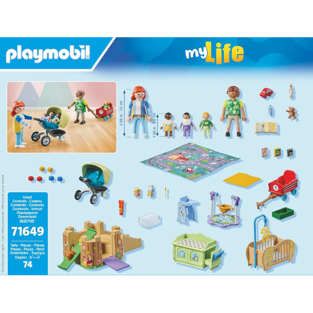 Playmobil 71649 - myLife - Krabbelgruppe mit Babys - Kita - Promo Pack
