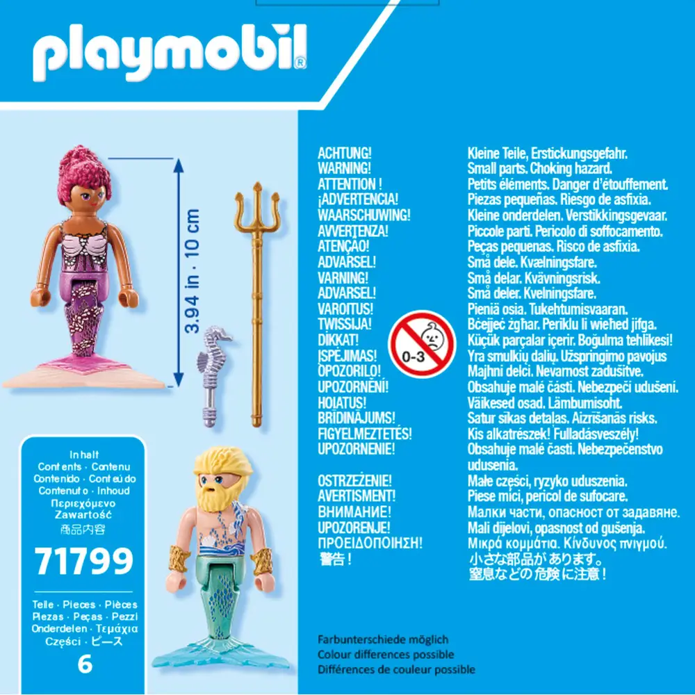 Playmobil 71799 - DuoPack Meerjungfrau und Meermann