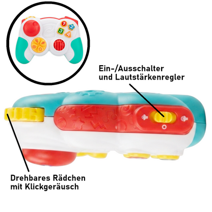 Babyspielzeug - Mein erster Controller mit Sound Zahlen Licht ab der Geburt