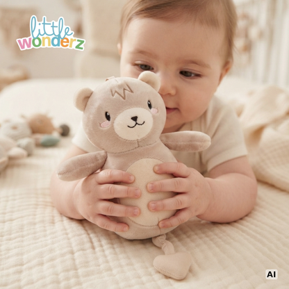 Baby Spieluhr Bär Einschlafhilfe Kuscheltier Geschenk zur Geburt