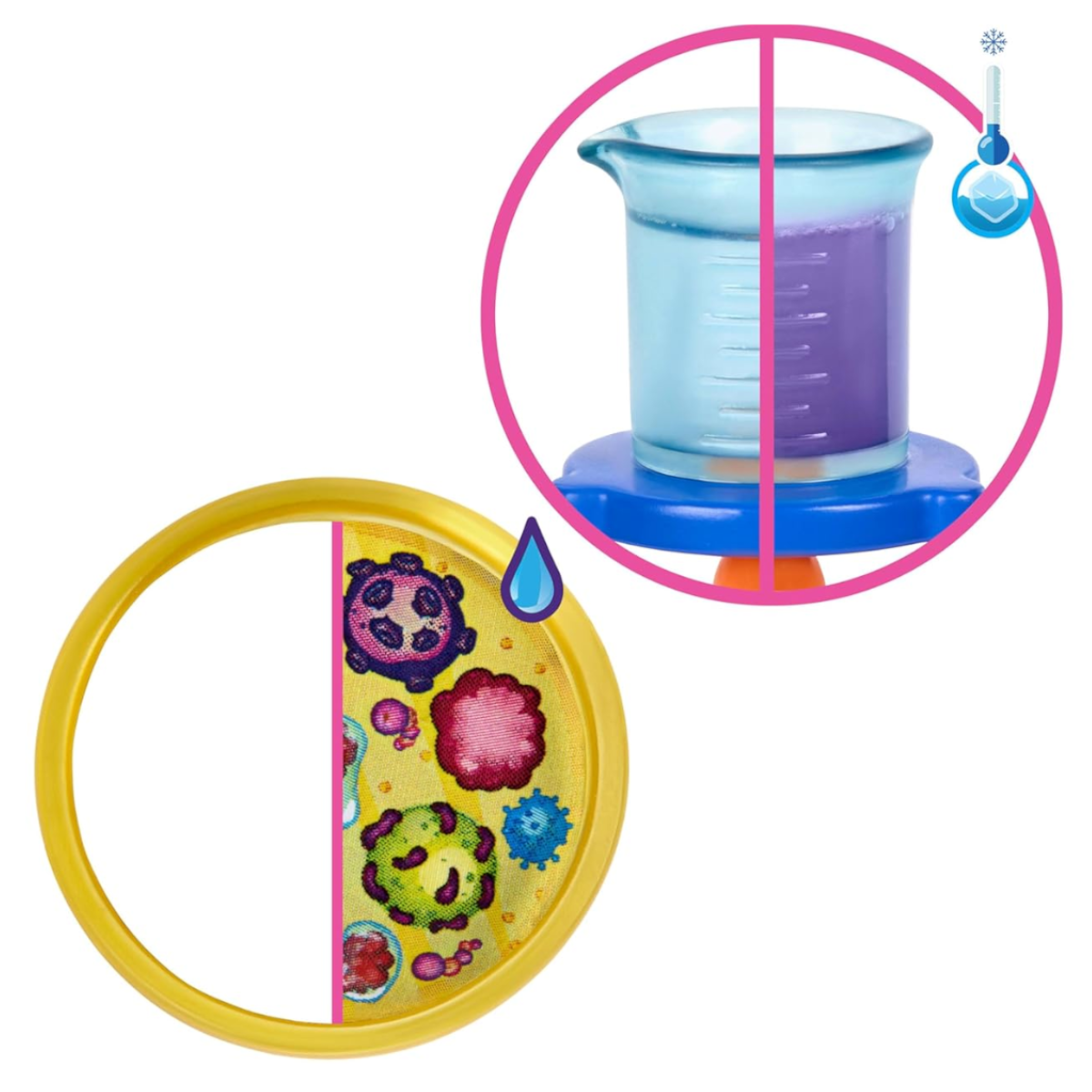 Barbie Puppe blond Wissenschaftlerin Labortisch, Mikroskop – Mattel JCR70