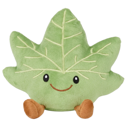 Süßes Ahornblatt Dekofigur 18 cm Herbstdeko Tischdeko Kawaii Stofffigur