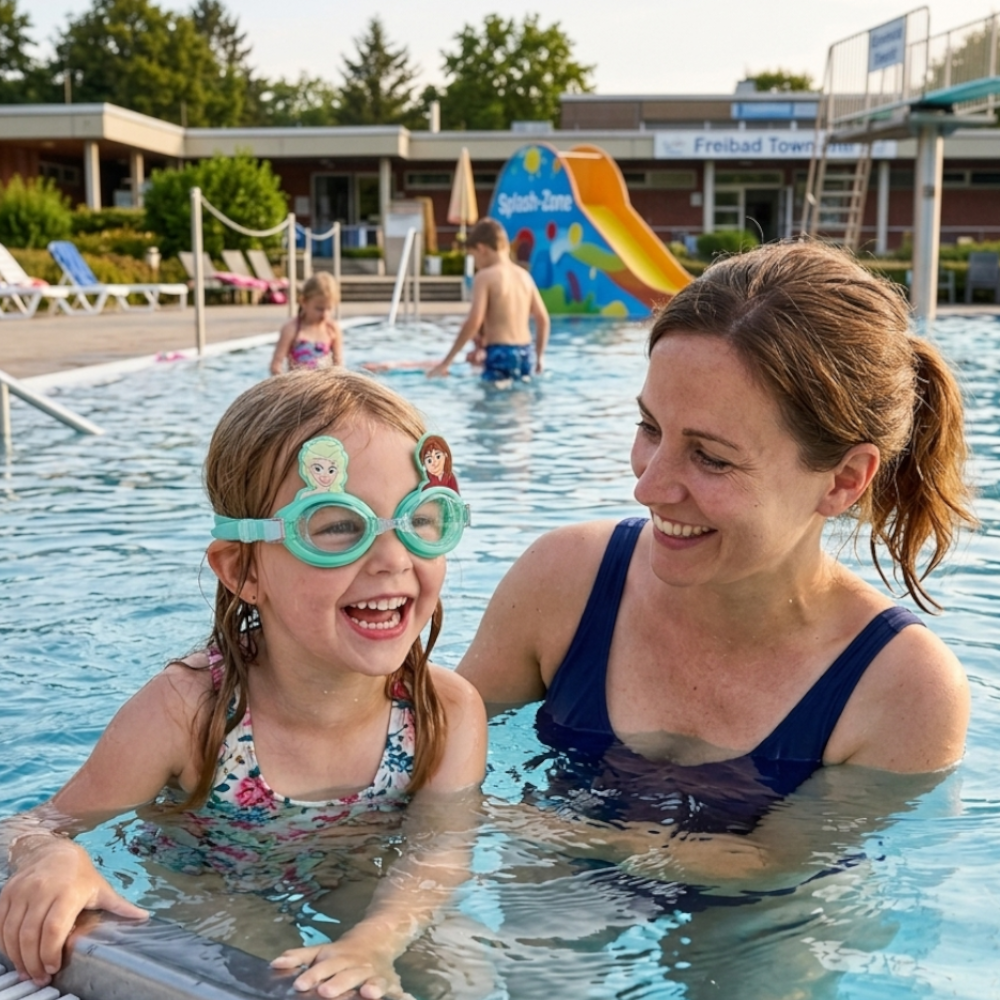 Disney Frozen Kinder Schwimmbrille Taucherbrille für 3-12 Jahren Anna Elsa