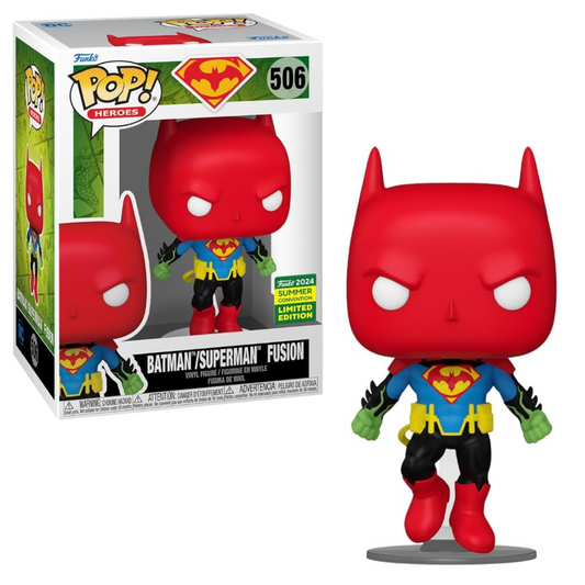 Funko POP! #506 - Heroes: Batman/Superman Fusion - Summer Convention 2024