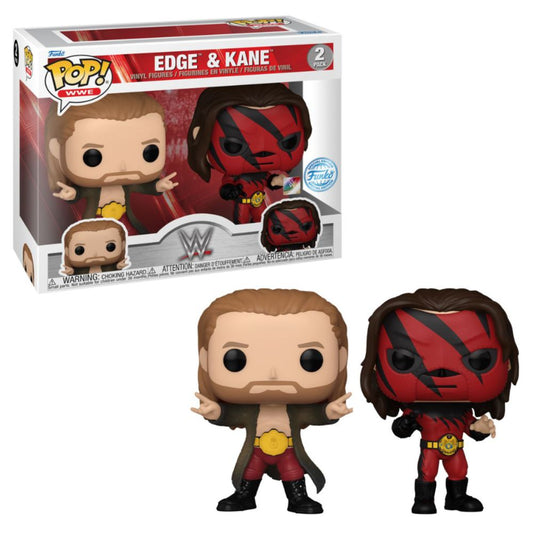 Funko POP! - 2 Pack - WWE: Edge & Kane - Wrestling Kämpfe - Special Edition