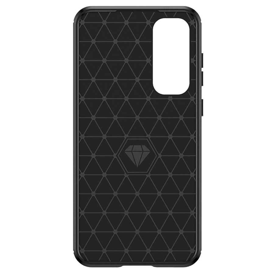 Schutz Hülle für Samsung Galaxy A55 5G Handyhülle Carbon Silikon Case Stoßfeste