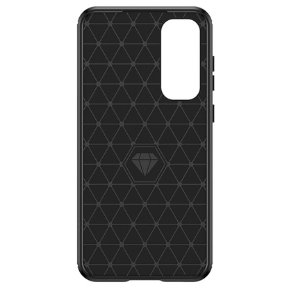 Schutz Hülle für Samsung Galaxy A55 5G Handyhülle Carbon Silikon Case Stoßfeste