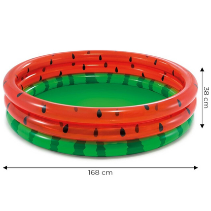 Intex Planschbecken Kinderpool Wassermelone 168 cm - Babypool ab 2+ Jahre