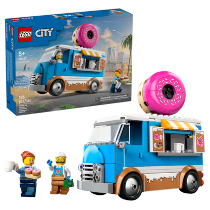 LEGO 60452 - City - Donut Truck mit 2 Minifiguren und Polizistin