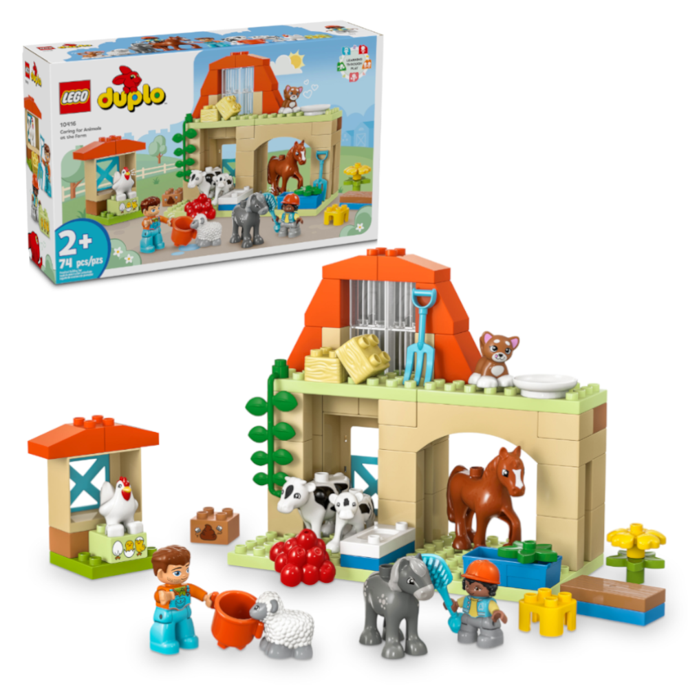 LEGO Duplo 10416 - Tierpflege auf dem Bauernhof - Spielzeug ab 2 Jahre