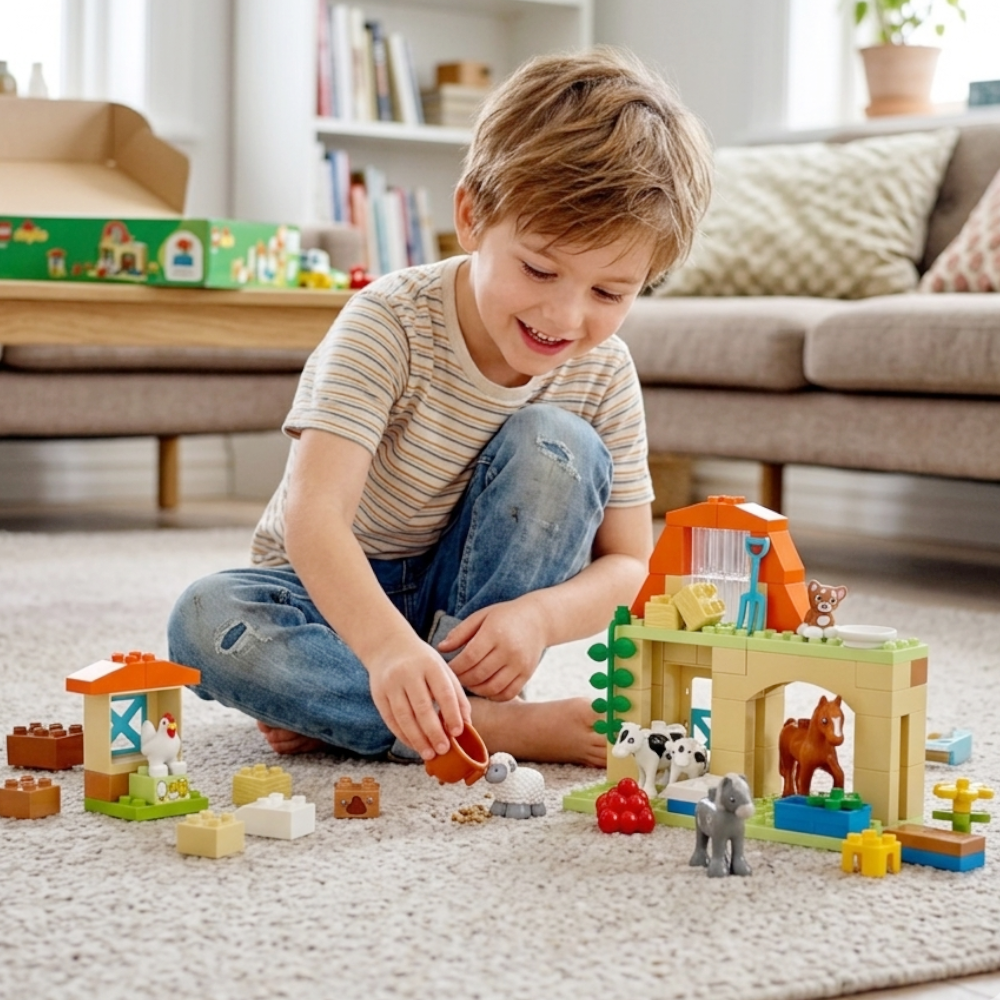 LEGO Duplo 10416 - Tierpflege auf dem Bauernhof - Spielzeug ab 2 Jahre