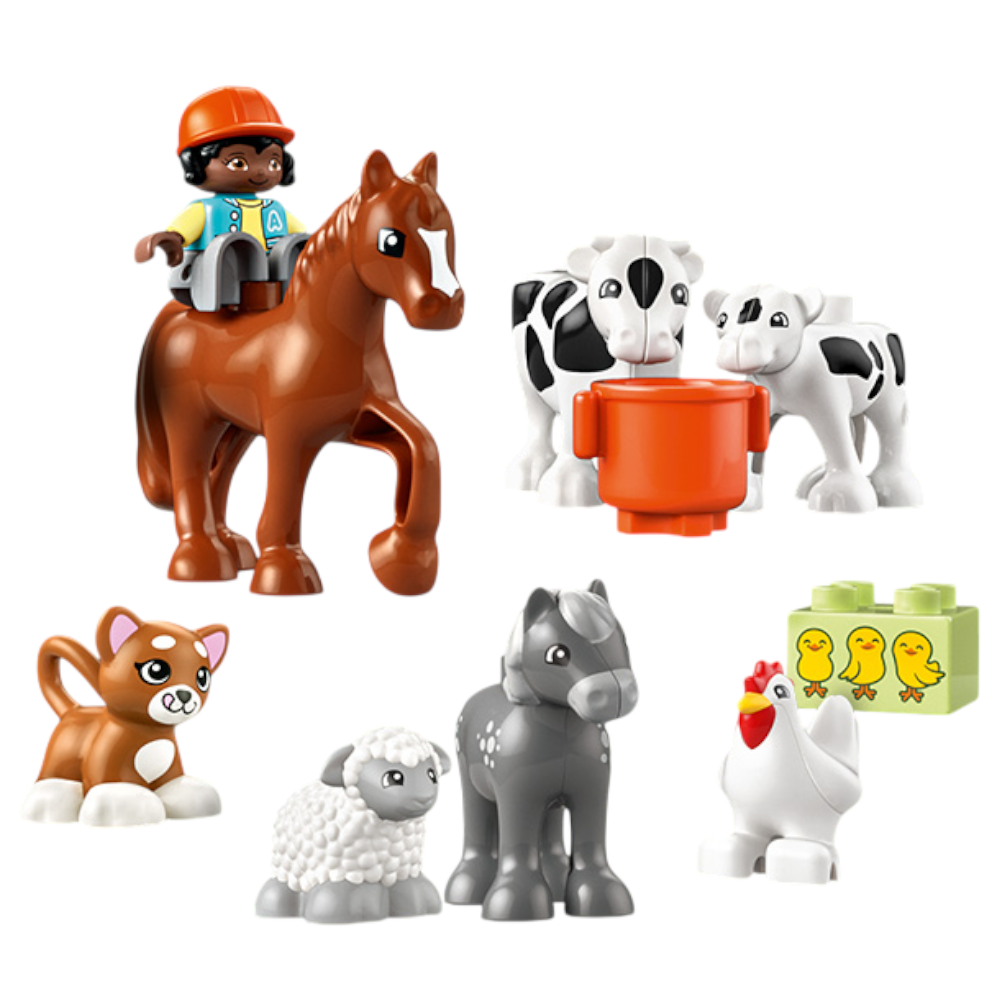 LEGO Duplo 10416 - Tierpflege auf dem Bauernhof - Spielzeug ab 2 Jahre