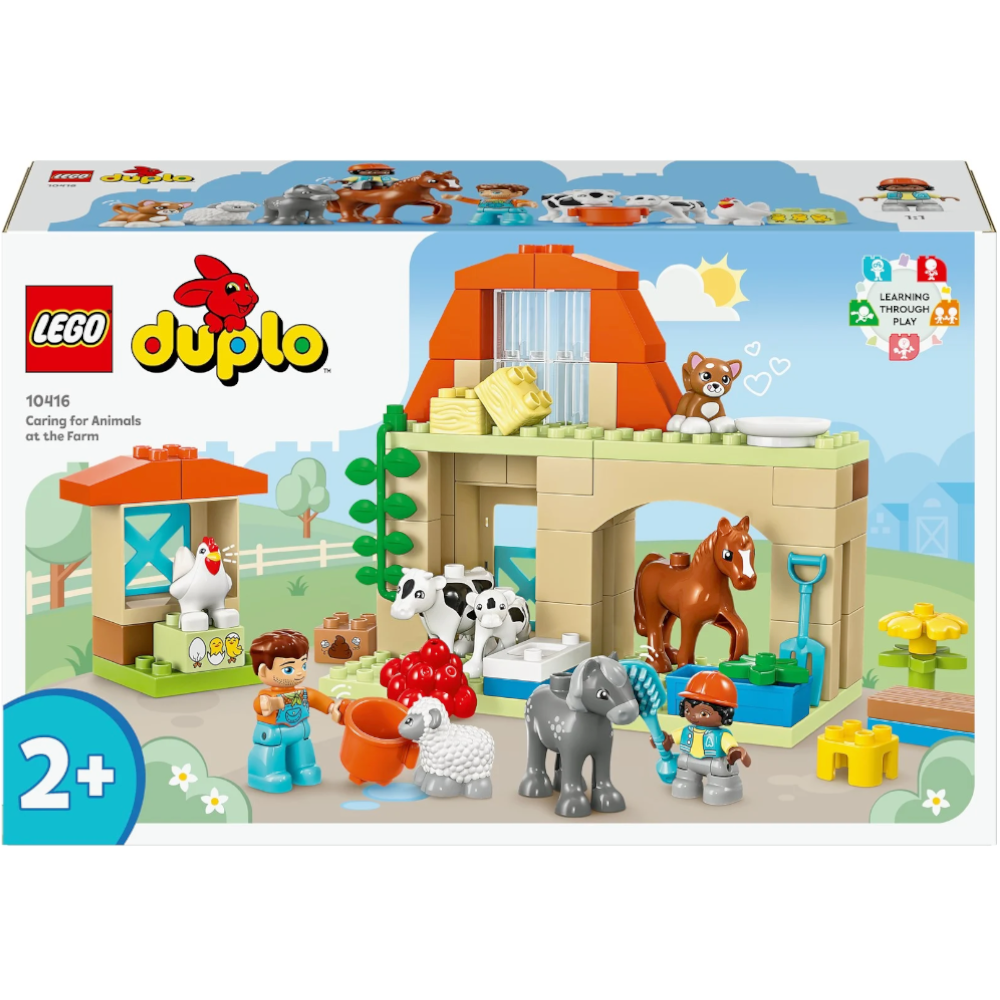 LEGO Duplo 10416 - Tierpflege auf dem Bauernhof - Spielzeug ab 2 Jahre