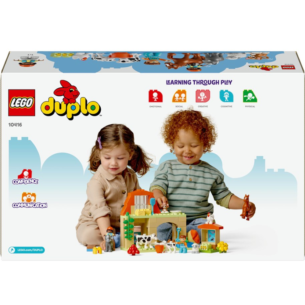 LEGO Duplo 10416 - Tierpflege auf dem Bauernhof - Spielzeug ab 2 Jahre