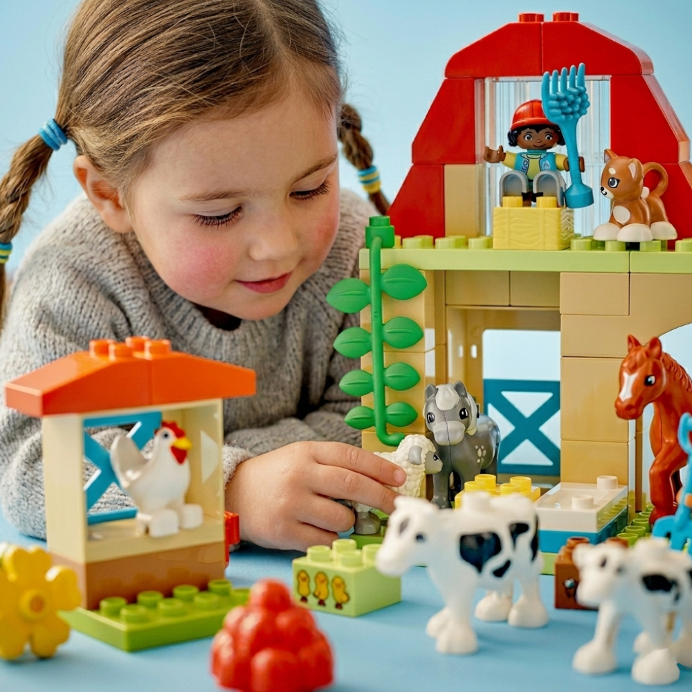 LEGO Duplo 10416 - Tierpflege auf dem Bauernhof - Spielzeug ab 2 Jahre