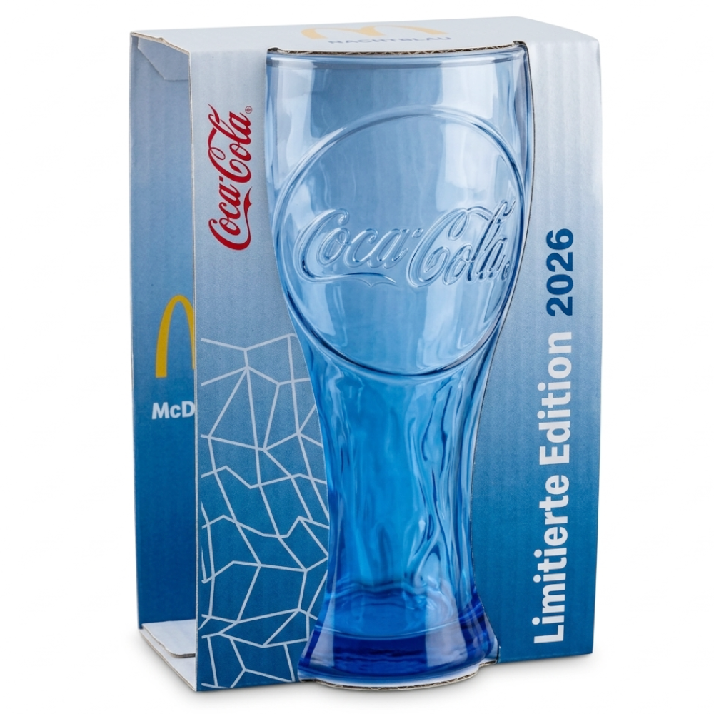 McDonalds Coca Cola Glas Nachtblau 2026 - Limited Edition