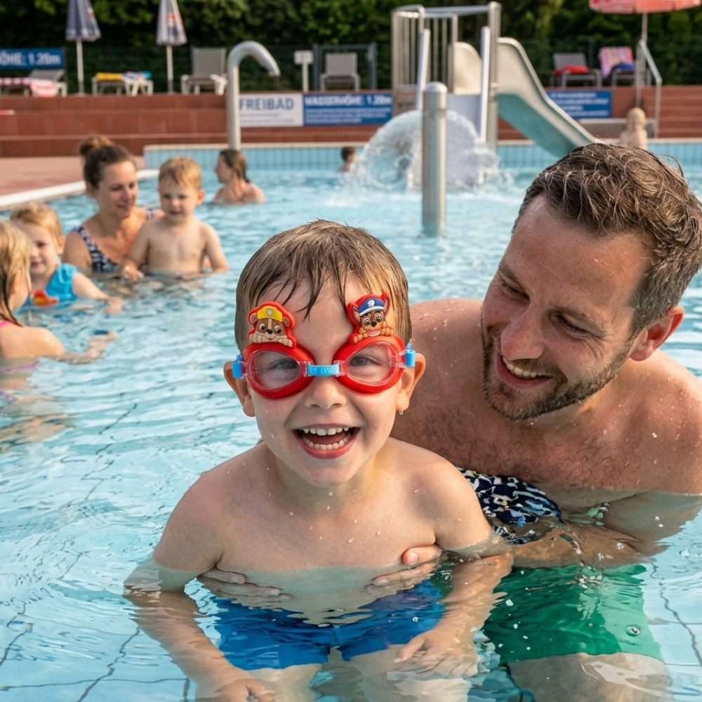 Paw Patrol Kinder Schwimmbrille Taucherbrille für 3-12 Jahren Rubble Chase