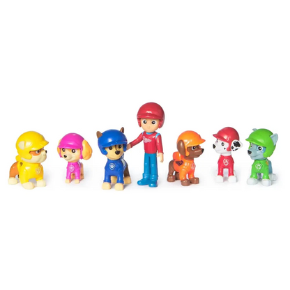 Paw Patrol Rescue Wheels - 7 Hundefiguren Geschenkset Spielzeug ab 3 Jahren