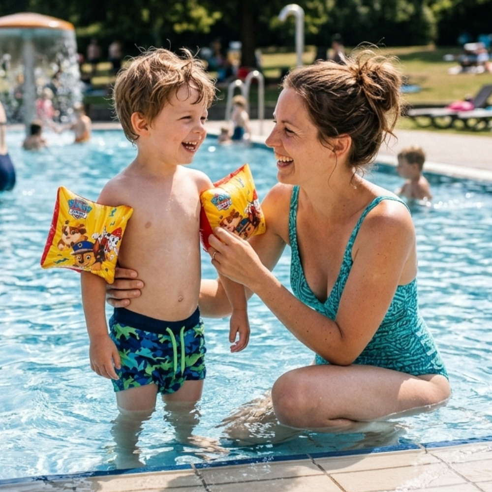 PAW Patrol Schwimmflügel Schwimmhilfe 19-30 kg 3-6 J. Gelb Rubble Chase Marshall