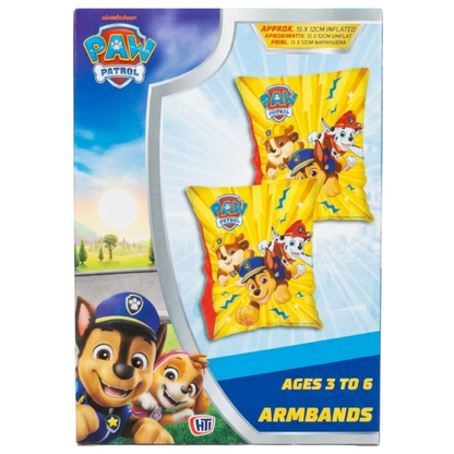 PAW Patrol Schwimmflügel Schwimmhilfe 19-30 kg 3-6 J. Gelb Rubble Chase Marshall