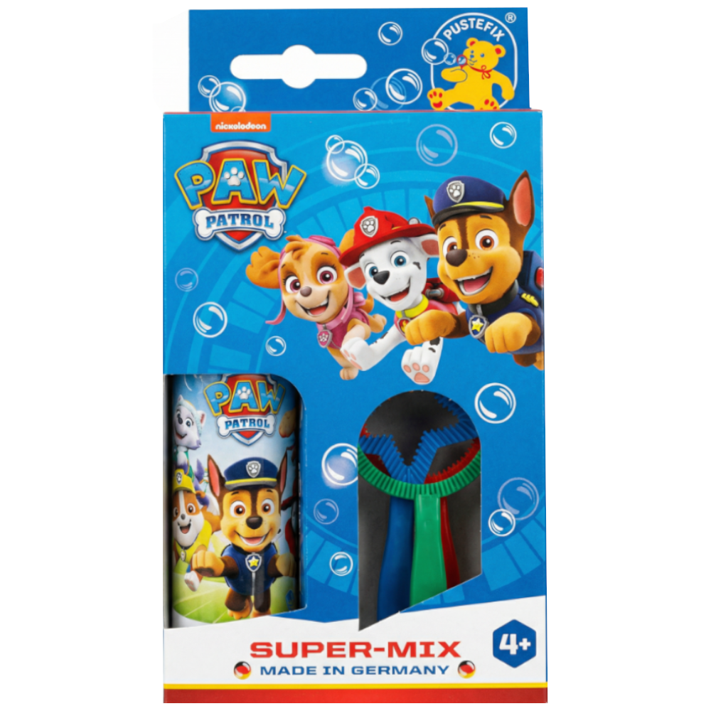 Paw Patrol Seifenblasen inkl. 3 Motiv-Formen – Ideales Geschenk