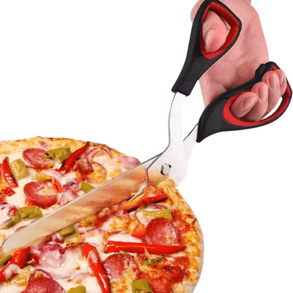 Edelstahl Pizzaschere Pizzaschneider Küchenschere für Pizza und Steak