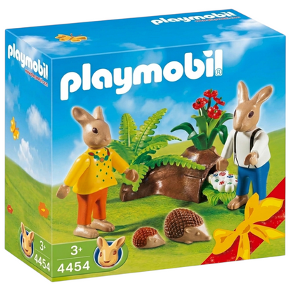 Playmobil 4454 - Zwei Osterhasen mit Eierversteck - Oster Geschenk