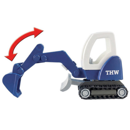 Playmobil 5096 - THW Minibagger Baustelle - Technisches Hilfswerk - Rarität