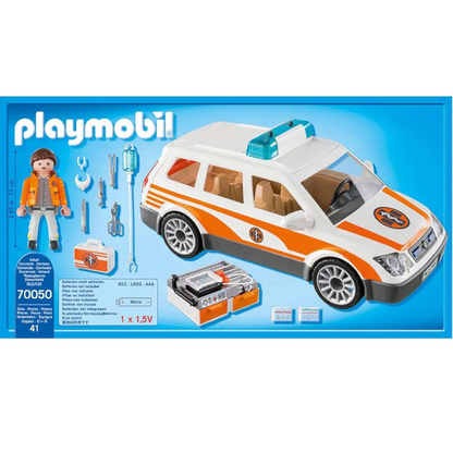 Playmobil 70050 - City Life - Notarzt-PKW mit Licht und Sound