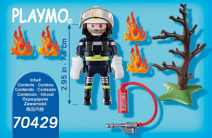 Playmobil 70429 - Feuerwehrmann Löscheinsatz - Waldbrand