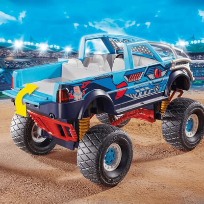 Playmobil 70550 - Stuntshow - Monstertruck Hai mit Federung - Geländefahrzeug