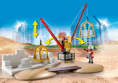Playmobil 70742 - City Action - Baustelle mit Kipplaster - LKW Lastwagen