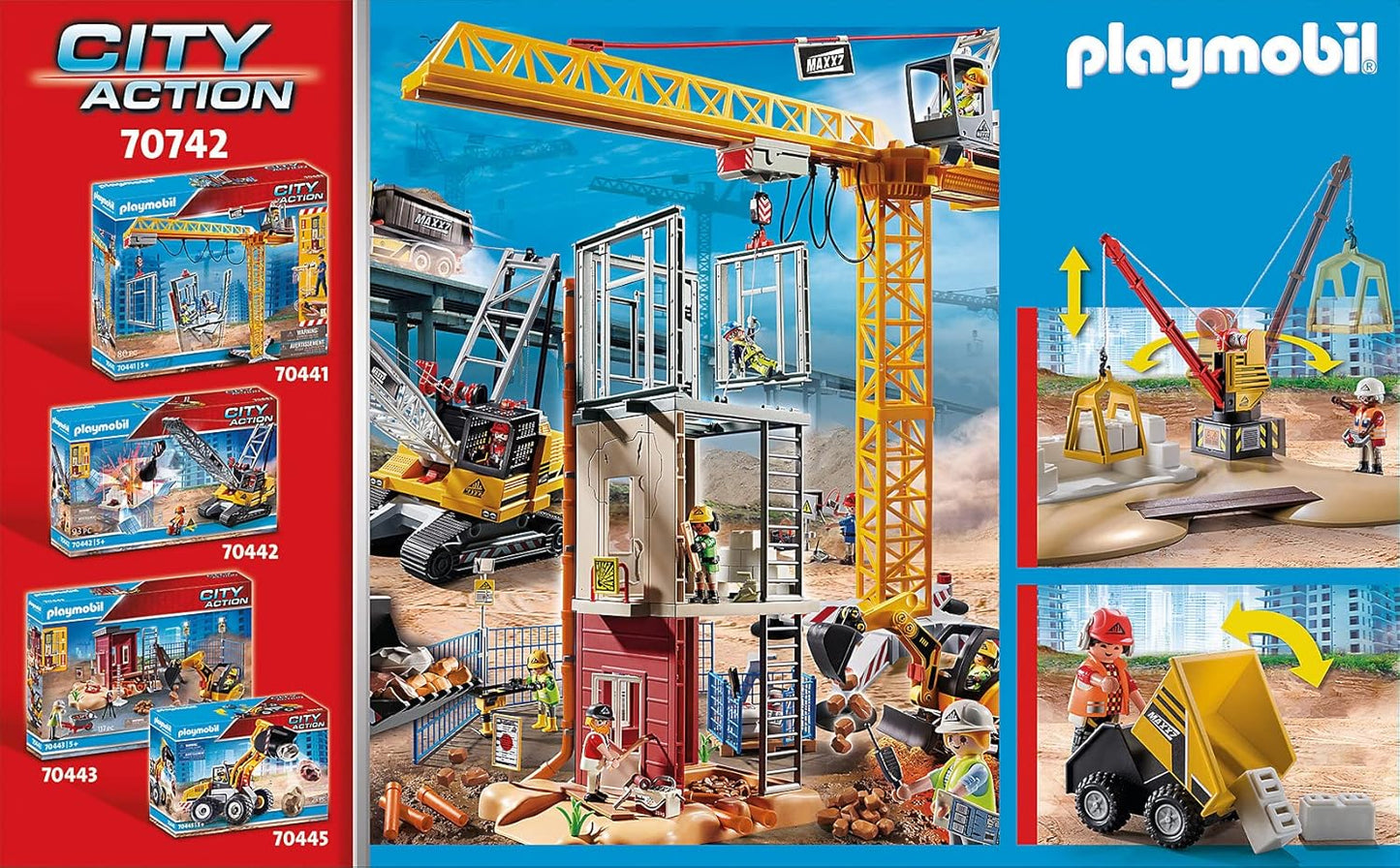 Playmobil 70742 - City Action - Baustelle mit Kipplaster - LKW Lastwagen