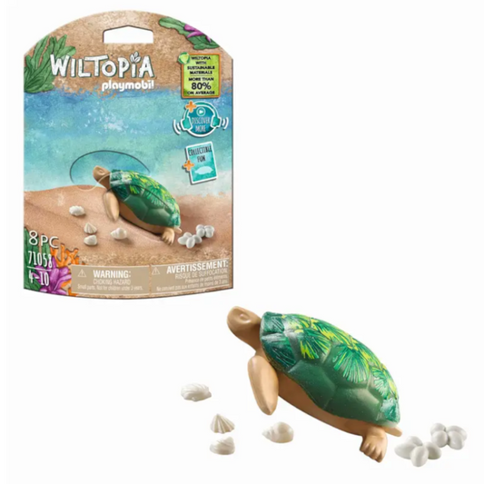 Playmobil 71058 - Wiltopia - Riesenschildkröte mit Zubehör und Karte