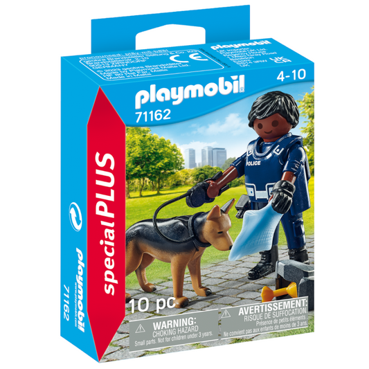 Playmobil 71162 - Polizist mit Spürhund - Fahndung Geldsack