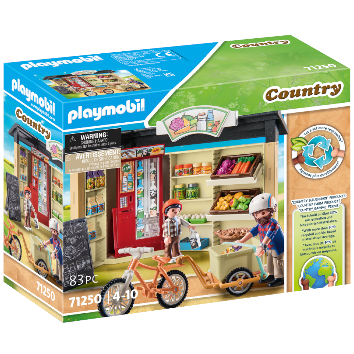 Playmobil 71250 - Country - 24-Stunden-Hofladen - Bauernhof Zubehör