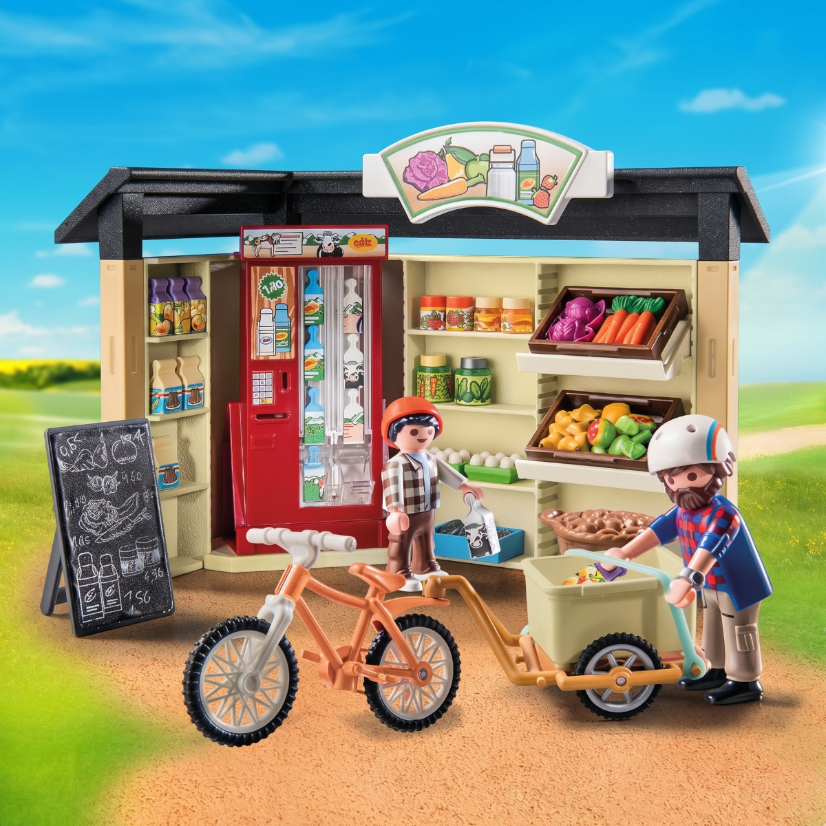 Playmobil 71250 - Country - 24-Stunden-Hofladen - Bauernhof Zubehör