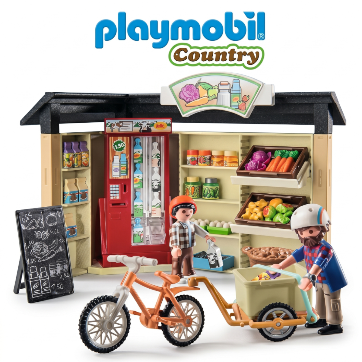 Playmobil 71250 - Country - 24-Stunden-Hofladen - Bauernhof Zubehör