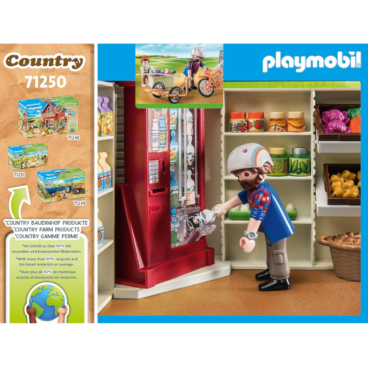 Playmobil 71250 - Country - 24-Stunden-Hofladen - Bauernhof Zubehör