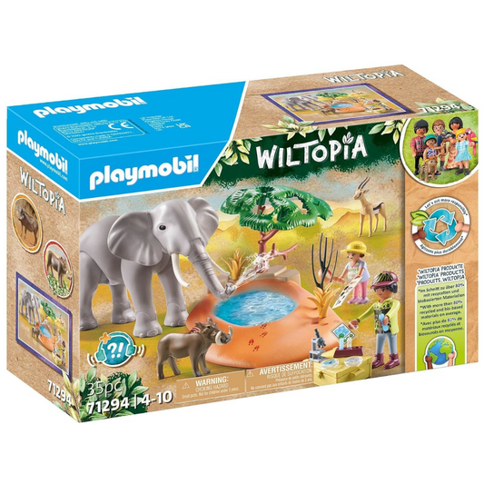 Playmobil 71294 - Wiltopia - Spritztour zum Wasserloch mit Elefant
