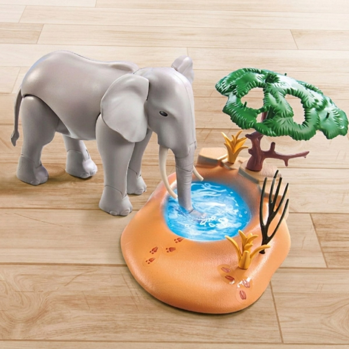 Playmobil 71294 - Wiltopia - Spritztour zum Wasserloch mit Elefant