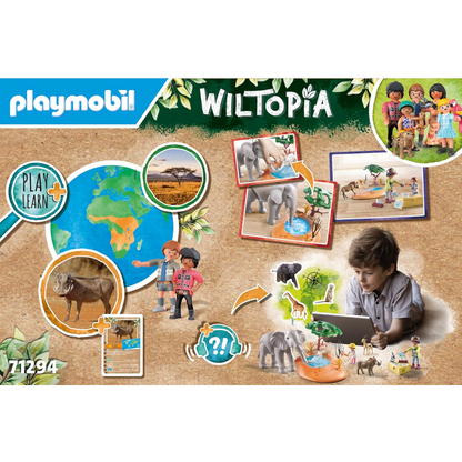 Playmobil 71294 - Wiltopia - Spritztour zum Wasserloch mit Elefant