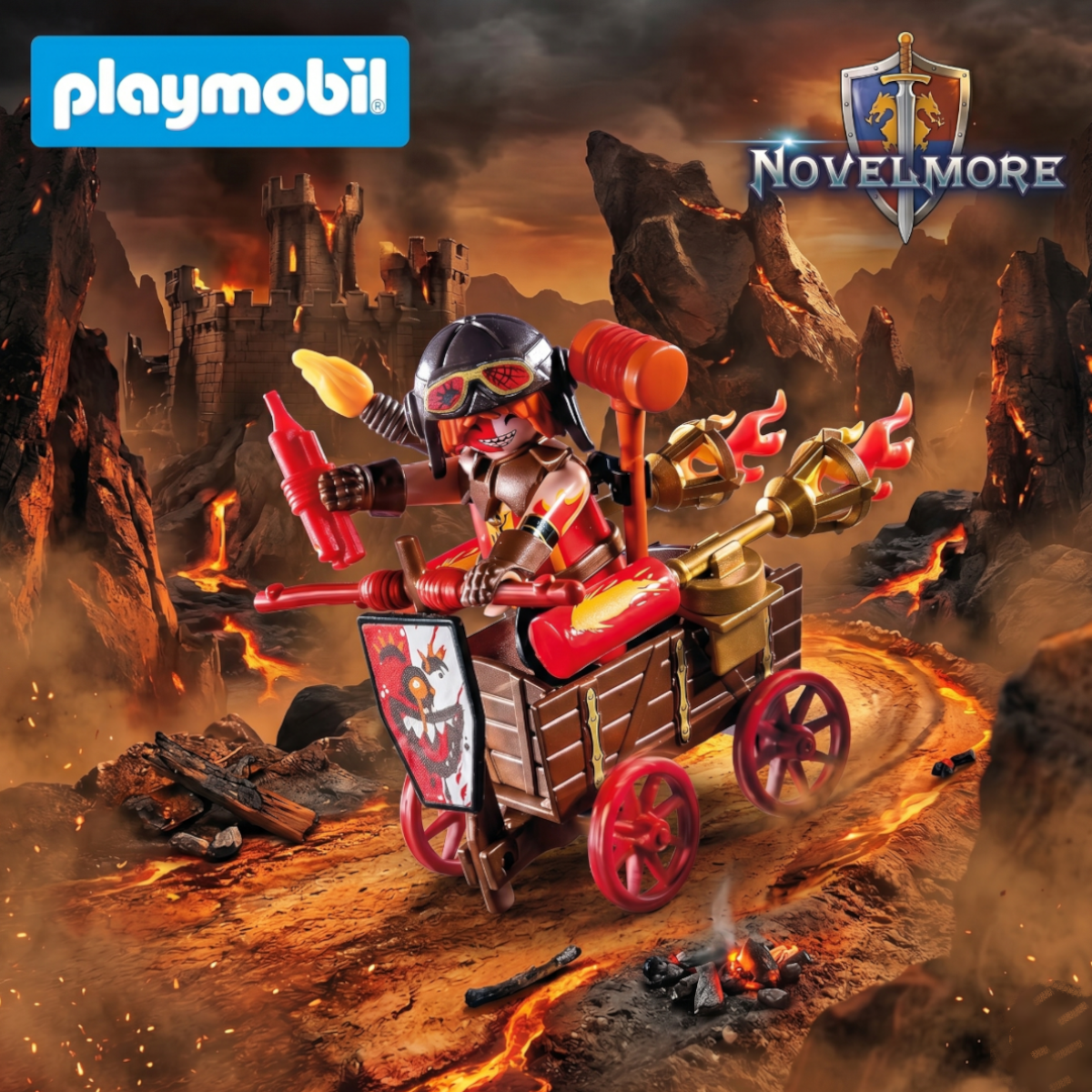 Playmobil 71486 - Novelmore - Kahbooms Rennwagen Ritter
