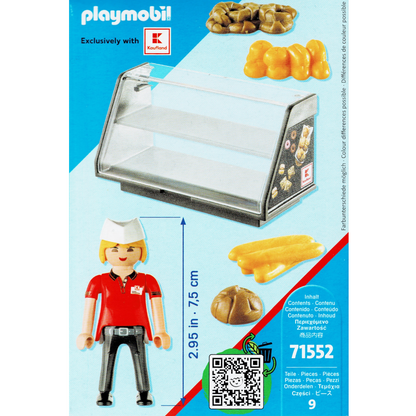 Playmobil 71552 - City Life - Kaufland Brotverkäuferin Bäckerei Theke Supermarkt