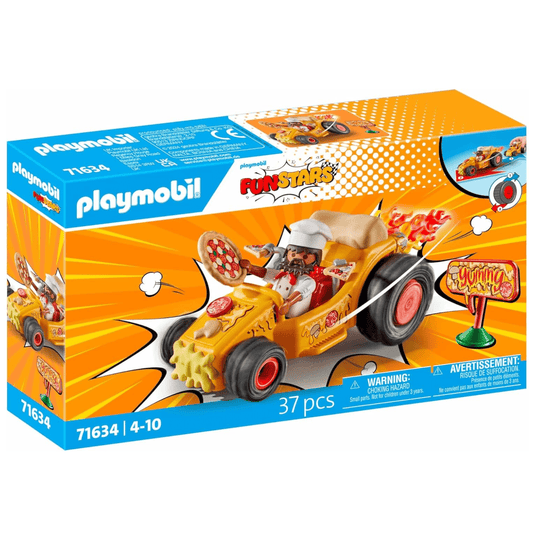 Playmobil 71634 - Funstars - Rasende Pizza Kart Racing Renn-Action