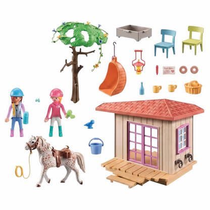 Playmobil 71638 - Horses of Waterfall - Geheimes Clubhaus für Pferdefans