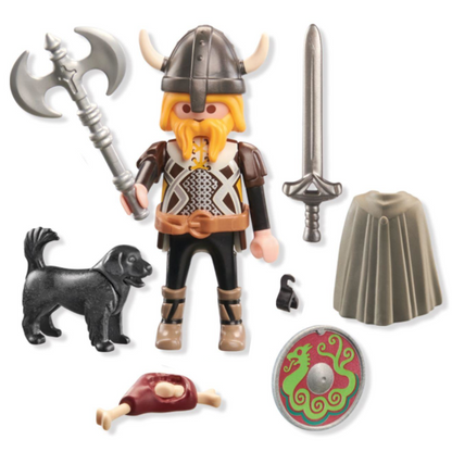 Playmobil 71755 - Wikinger mit Wachhund - Ritterkämpfe