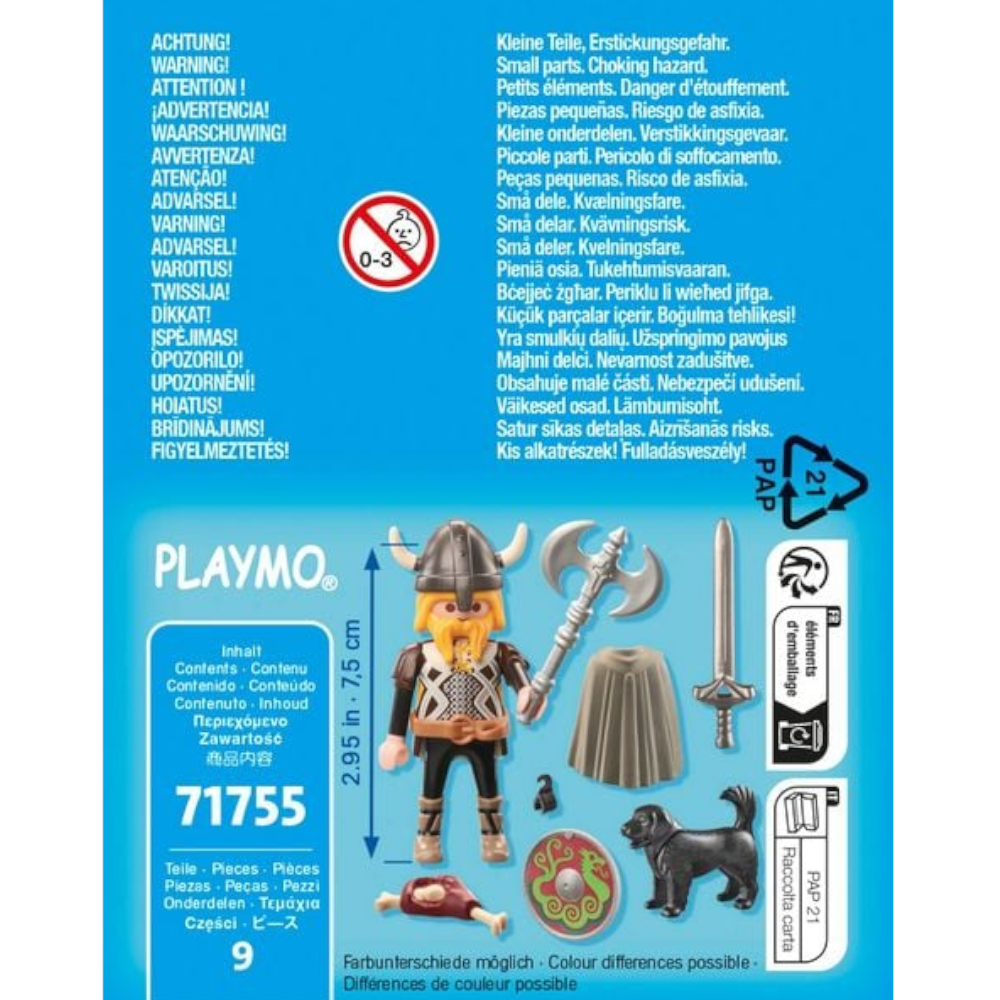 Playmobil 71755 - Wikinger mit Wachhund - Ritterkämpfe